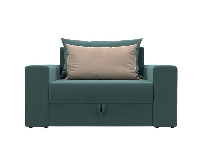 Кресло-кровать Мэдисон темно-бирюзового цвета - купить Интерьерные кресла по цене 25990.0