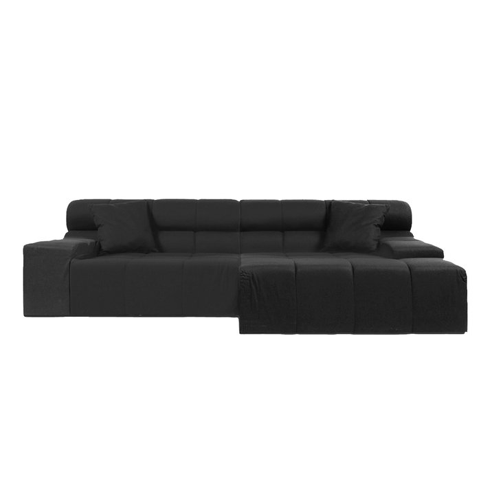 Угловой диван Tufty-Time Sofa черного цвета