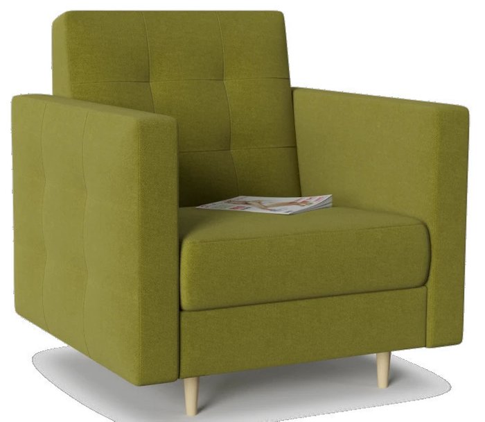 Кресло Godivo Green зеленого цвета