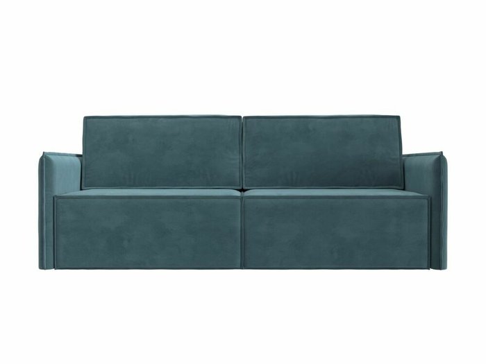 Прямой диван-кровать Либерти бирюзового цвета - купить Прямые диваны по цене 53999.0
