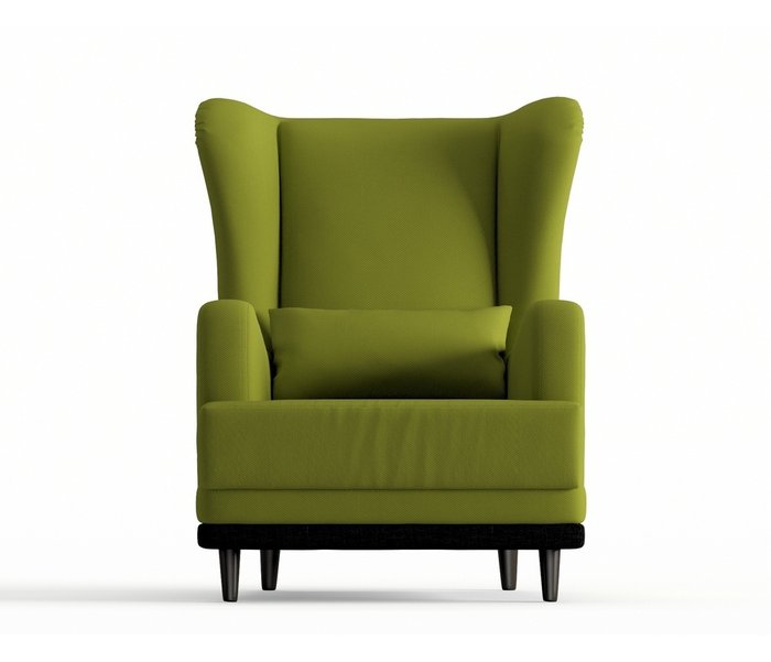 Кресло Грэмми в обивке из велюра зеленого цвета - купить Интерьерные кресла по цене 10190.0