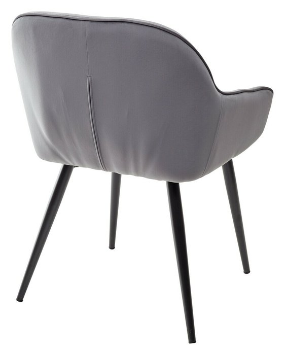 Стул с подлокотниками Breeze серого цвета - купить Обеденные стулья по цене 7800.0