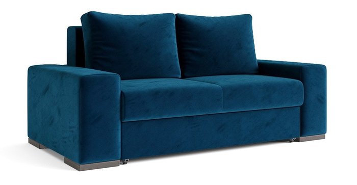 Диван-кровать Матиас темно-синего цвета - купить Прямые диваны по цене 61422.0