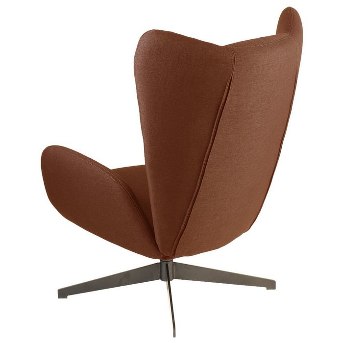 Кресло реклайнер с пуфом Meson коричневого цвета - купить Интерьерные кресла по цене 416400.0