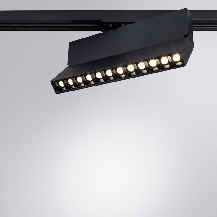 Трековый светильник Flash черного цвета - купить Трековые светильники по цене 4590.0