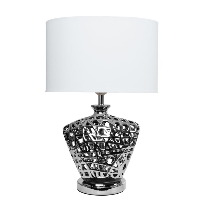 Настольная лампа Arte Lamp Cagliostro с белым абажуром