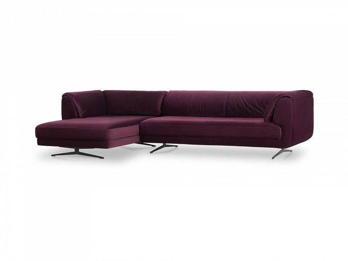 Угловой диван Marsala фиолетового цвета - купить Угловые диваны по цене 158160.0