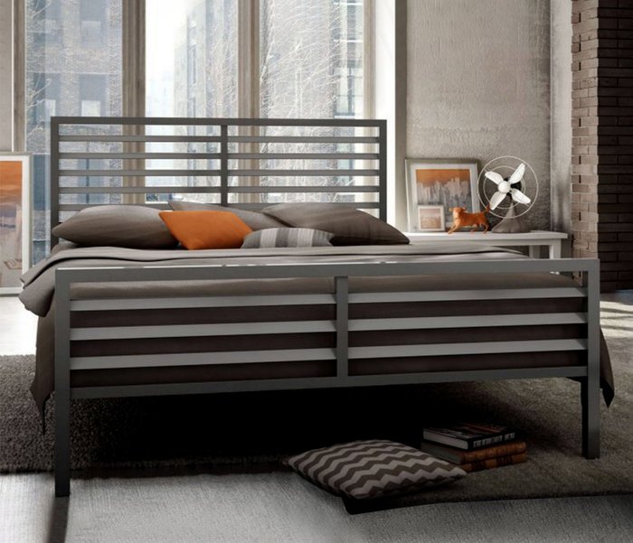 Кровать Даллас 180х200 черного цвета - лучшие Кровати для спальни в INMYROOM