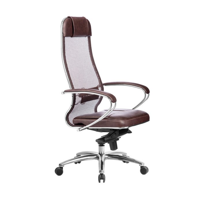 Кресло офисное Samurai коричневого цвета  - купить Офисные кресла по цене 21051.0