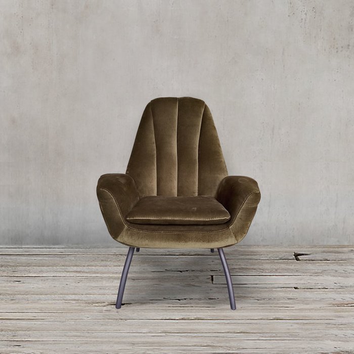 Кресло Бардокс коричневого цвета - лучшие Интерьерные кресла в INMYROOM