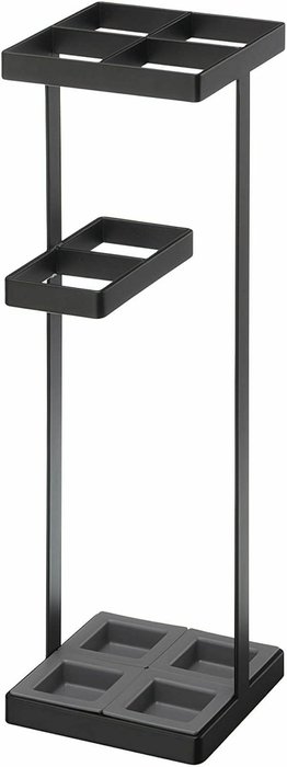 Вешалка для зонтов Tower черного цвета Вешалка для зонтов Tower черного цвета