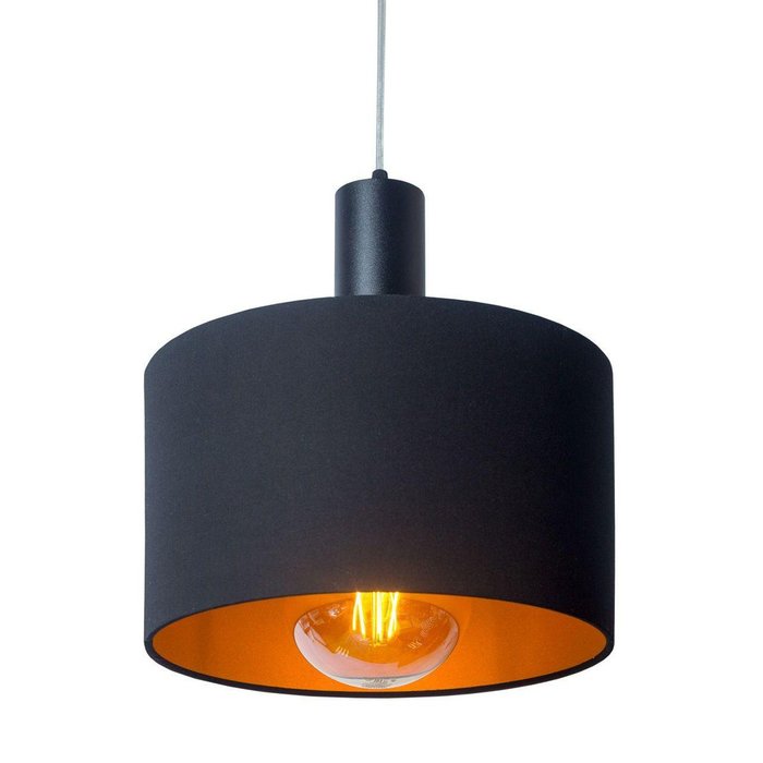 Подвесной светильник Cosy с черным абажуром - купить Подвесные светильники по цене 7920.0