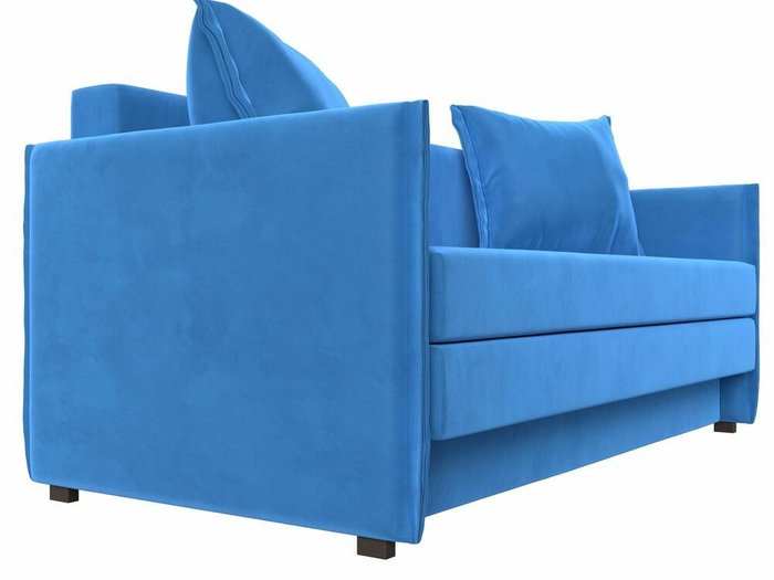 Диван-кровать Лига 011 темно-голубого цвета - лучшие Прямые диваны в INMYROOM