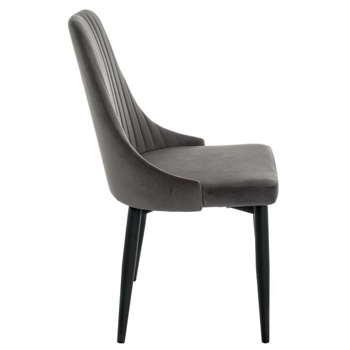 Стул Kora темно-серого цвета - лучшие Обеденные стулья в INMYROOM