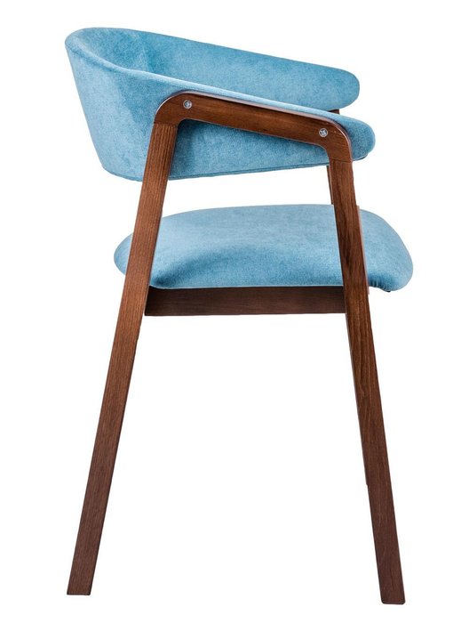 Стул Dalia сине-коричневого цвета - лучшие Обеденные стулья в INMYROOM