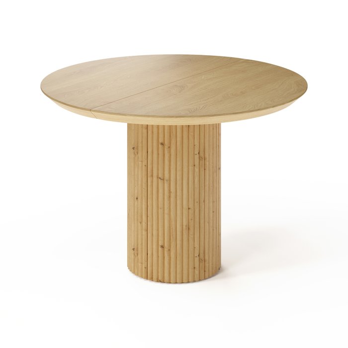 Раздвижной обеденный стол Ботейн M с основанием из массива дуба - купить Обеденные столы по цене 130787.0