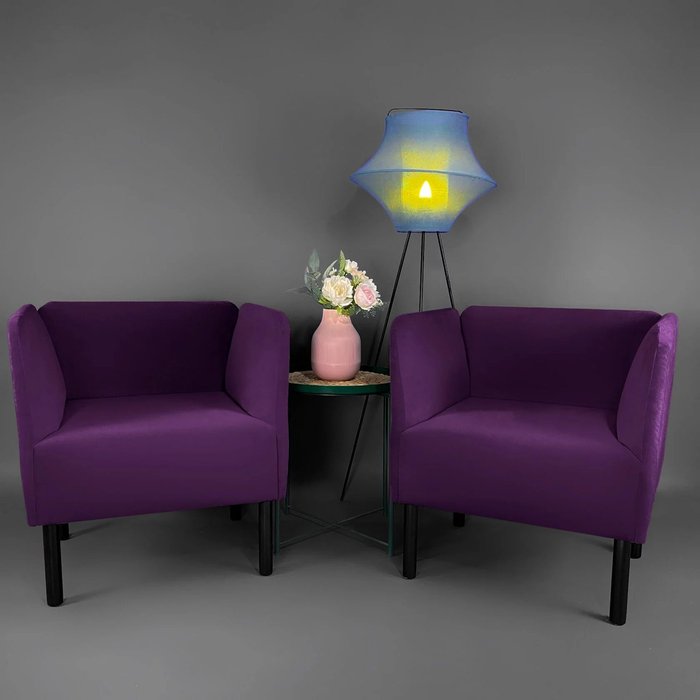 Кресло Монреаль фиолетового цвета - лучшие Интерьерные кресла в INMYROOM