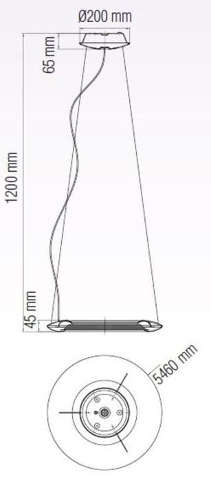 Подвесной светодиодный светильник Concept из металла - купить Подвесные светильники по цене 23138.0