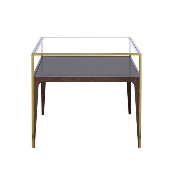 Кофейный столик Silhouette со стеклянной столешницей 
