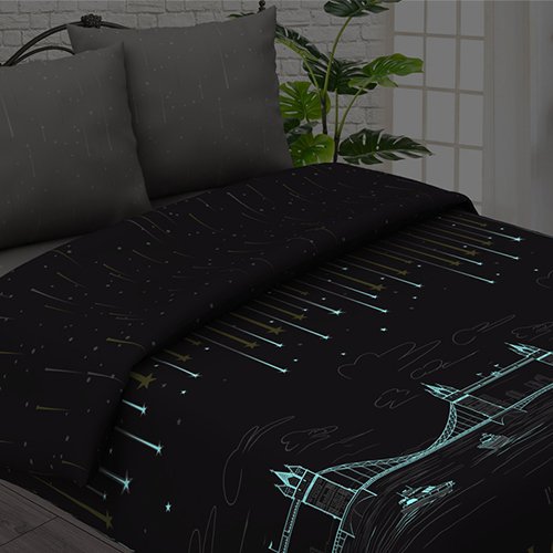 КПБ 'Insight' дуэт, поплин, 100% хлопок, пл. 118 гр./кв.м., 'Лондон' - лучшие Комплекты постельного белья в INMYROOM