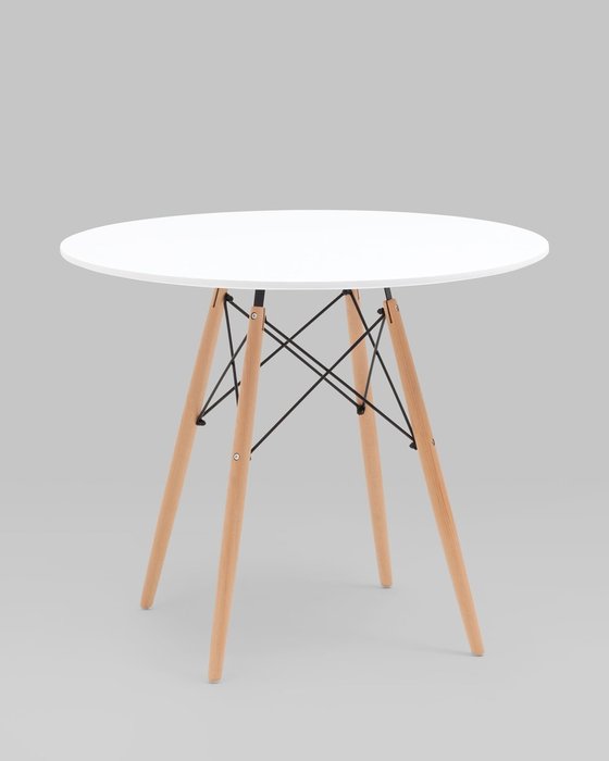 Обеденный стол NEW D90 белого цвета - купить Обеденные столы по цене 8990.0