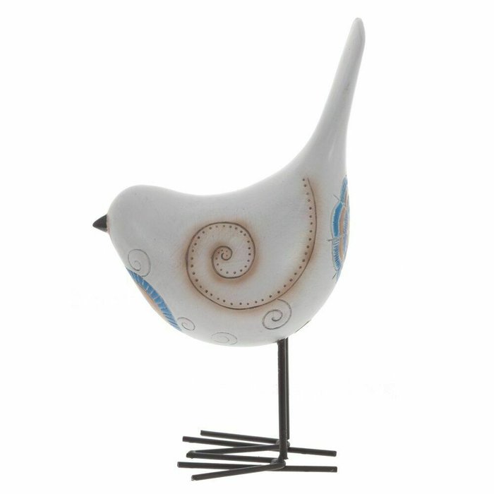 Фигурка декоративная Птица белого цвета - купить Фигуры и статуэтки по цене 2473.0