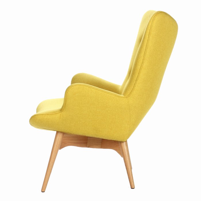 Кресло Contour желтое - лучшие Интерьерные кресла в INMYROOM