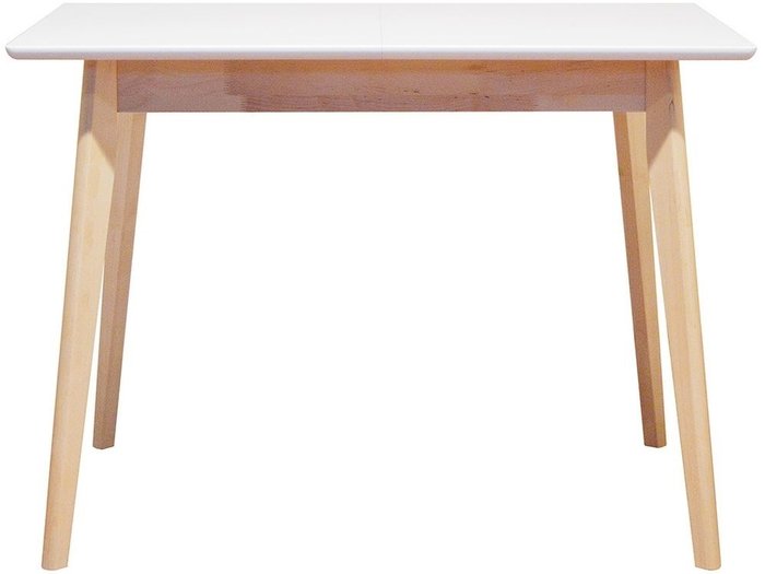 Стол раздвижной Скандинавия мини бежево-белого цвета - лучшие Обеденные столы в INMYROOM