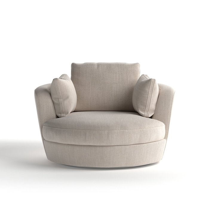 Кресло Rondo светло-бежевого цвета - купить Интерьерные кресла по цене 64870.0