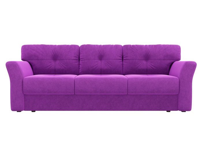 Прямой диван-кровать Манхеттен фиолетового цвета - купить Прямые диваны по цене 40590.0