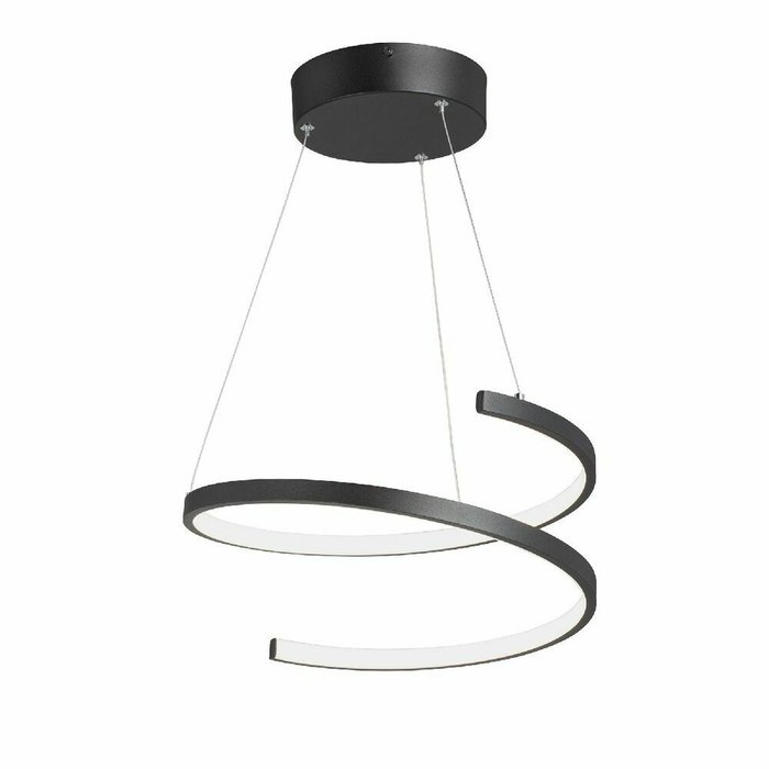 Подвесной светильник V3044-1/1S (металл, цвет черный)