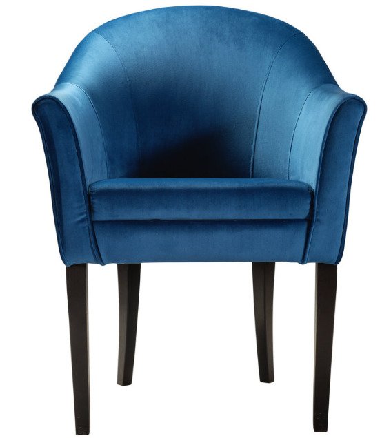Кресло Тоскана blue синего цвета 