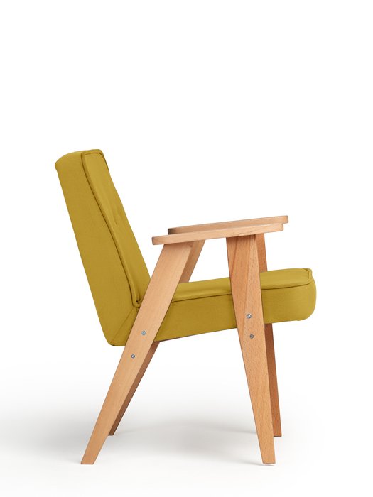 Кресло Несс желтого цвета - лучшие Интерьерные кресла в INMYROOM