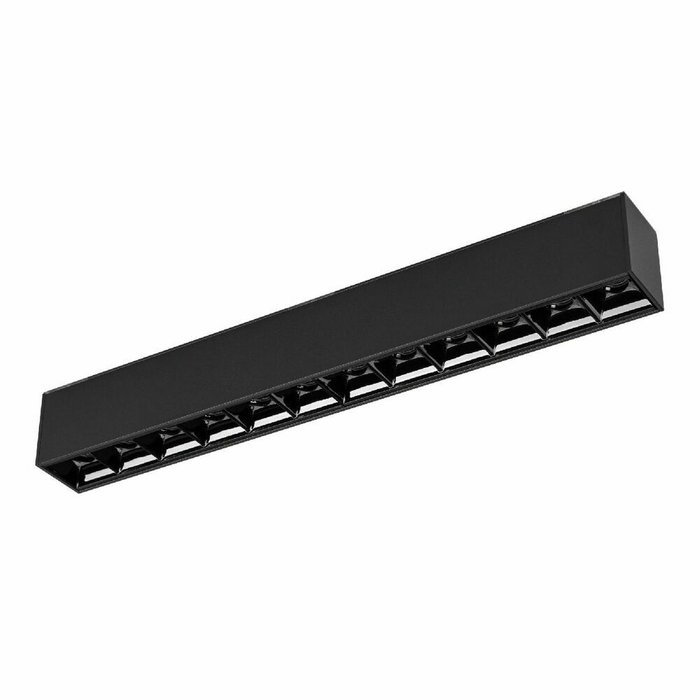 Трековый магнитный светильник Arlight MAG-LASER-45-L320-12W Day4000 (BK, 15 deg, 24V, DALI) 046525 - купить Трековые светильники по цене 12765.0
