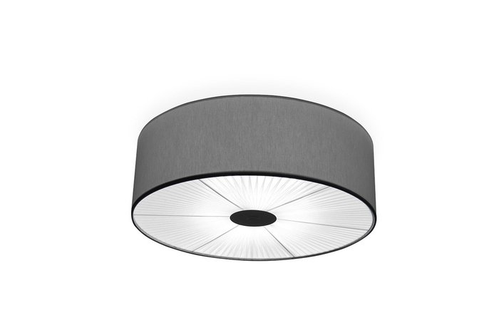Потолочный светильник Drum с текстильным абажуром - лучшие Потолочные светильники в INMYROOM
