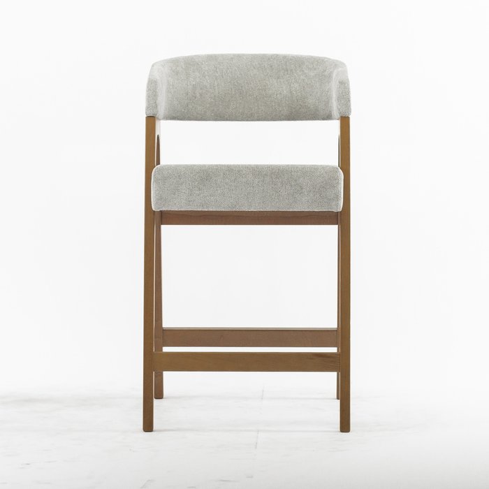 Барный стул Берн серо-бежевого цвета - купить Барные стулья по цене 27590