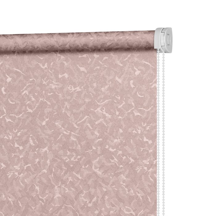 Рулонная штора Миниролл Айзен пыльно розового цвета 100x160