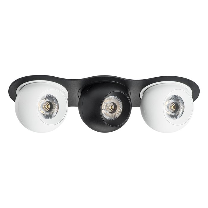 Светильник INTERO LED 9W*3 850LM*3 24G ЧЕРНЫЙ/БЕЛЫЙ 3000K (217637+217062+217072+217062) Светильник INTERO LED 9W*3 850LM*3 24G ЧЕРНЫЙ/БЕЛЫЙ 3000K (217637+217062+217072+217062)