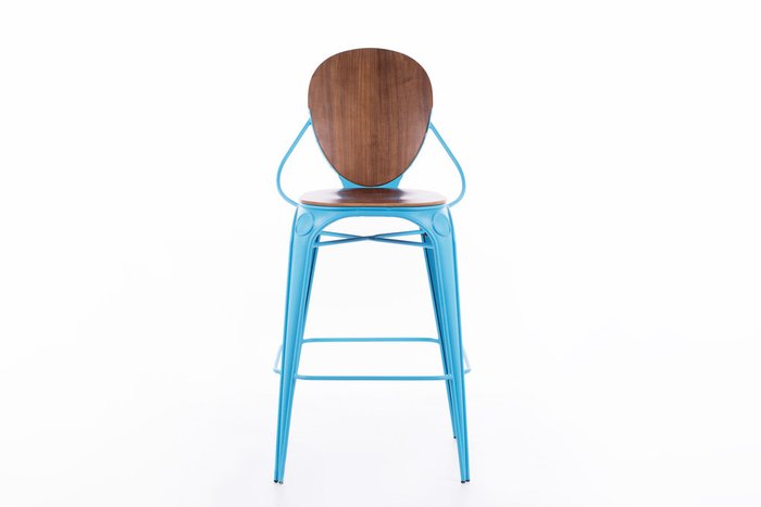 Барный стул Louix голубого цвета - купить Барные стулья по цене 36100.0
