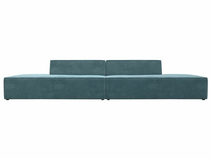 Прямой модульный диван Монс Лофт бирюзового цвета - купить Прямые диваны по цене 56999.0
