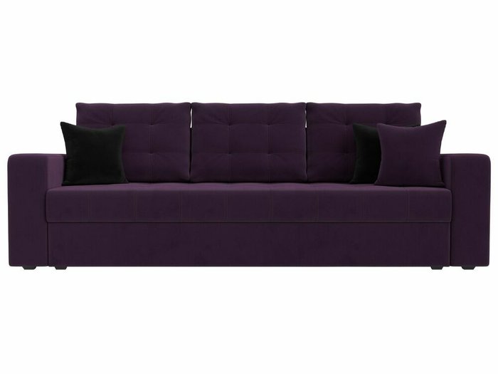 Диван-кровать Ливерпуль темно-фиолетового цвета - купить Прямые диваны по цене 38999.0