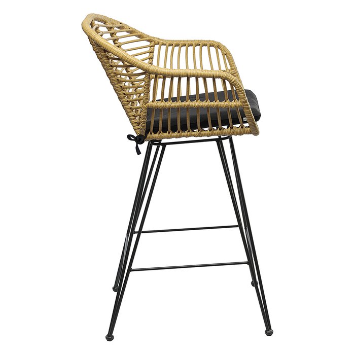 Полубарный стул Vetle Bent бежевого цвета - купить Садовые стулья по цене 19200.0