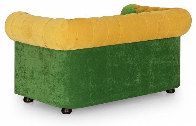 Диван Пэчворк Градиент зеленого цвета - лучшие Прямые диваны в INMYROOM