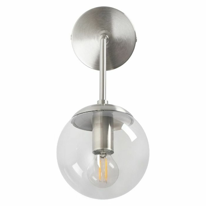 Бра Solve MR1331-1W (стекло, цвет дымчатый) - лучшие Бра и настенные светильники в INMYROOM