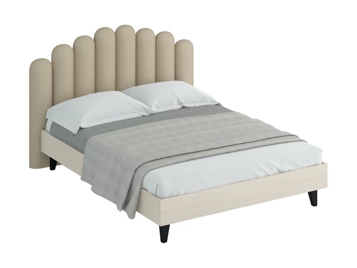 Кровать Queen Sharlotta бежевого цвета 160х200