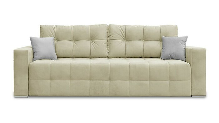 Диван-кровать Денвер Лайт желто-бежевого цвета - купить Прямые диваны по цене 54100.0