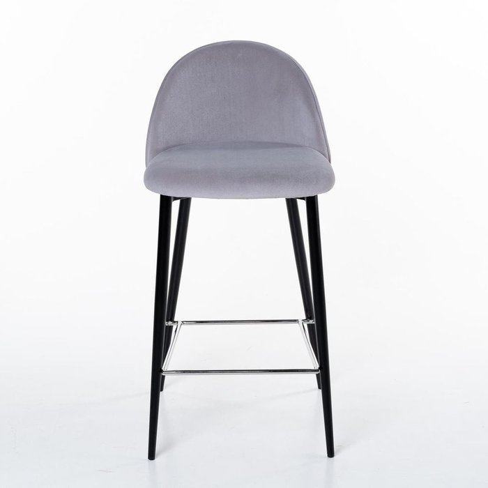 Стул полубарный Marcus серого цвета - лучшие Барные стулья в INMYROOM