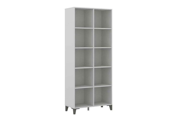 Шкаф Нордвик светло-серого цвета - купить Книжные шкафы по цене 37598.0