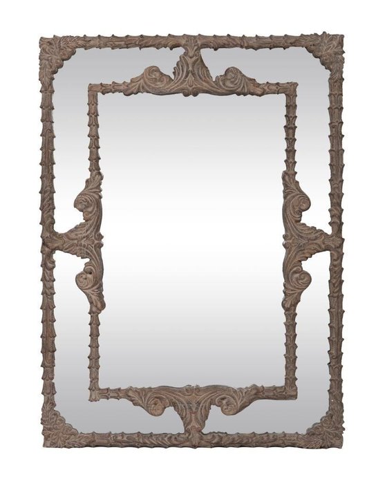 Зеркало настенное Античность коричневого цвета - купить Настенные зеркала по цене 31750.0