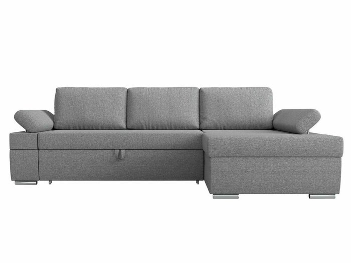 Угловой диван-кровать Канкун серого цвета правый угол - купить Угловые диваны по цене 71999.0
